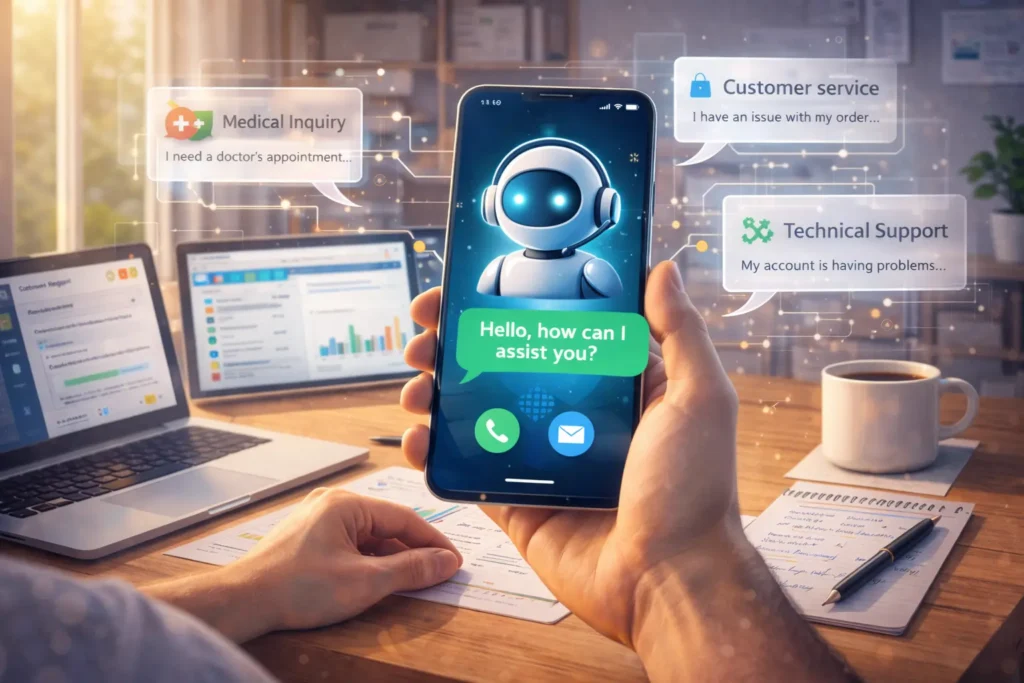 AI phone agents as an AI side hustle providing automated customer support