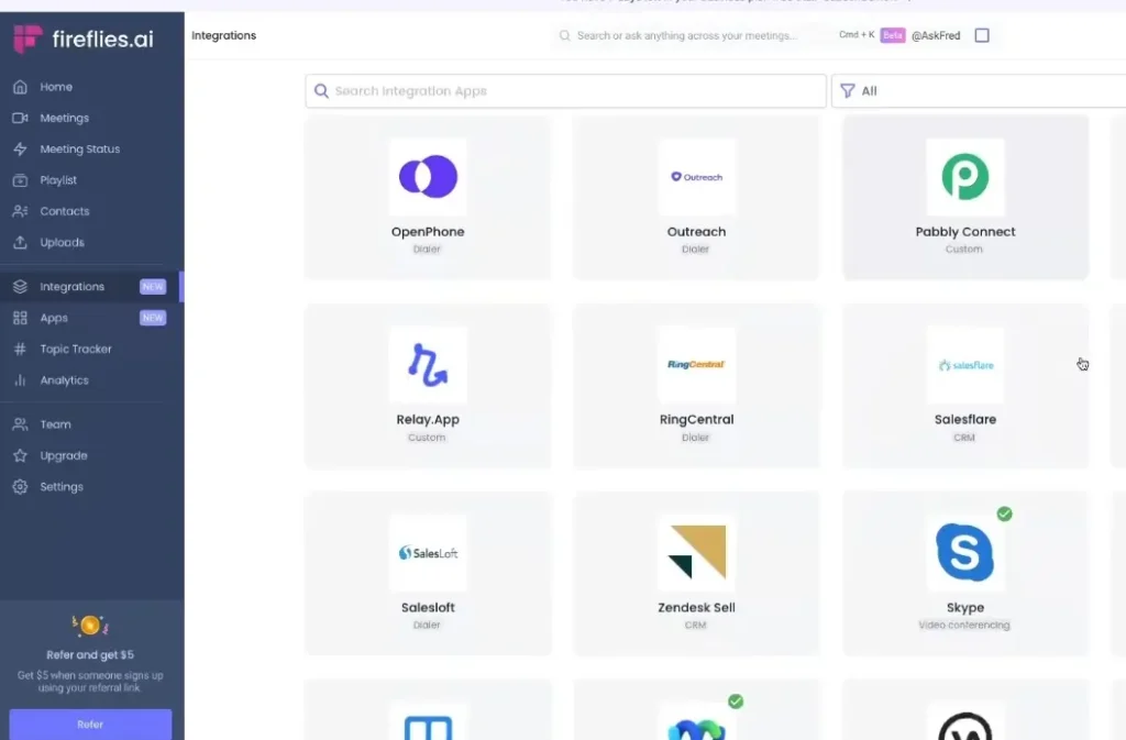 ai business tools - fireflies ai
