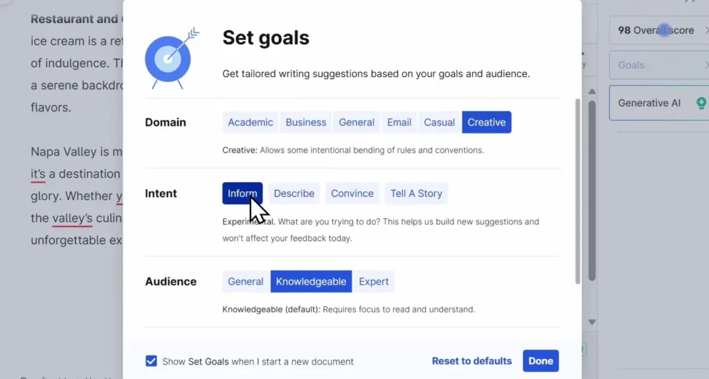 ai marketing tools - grammarly business