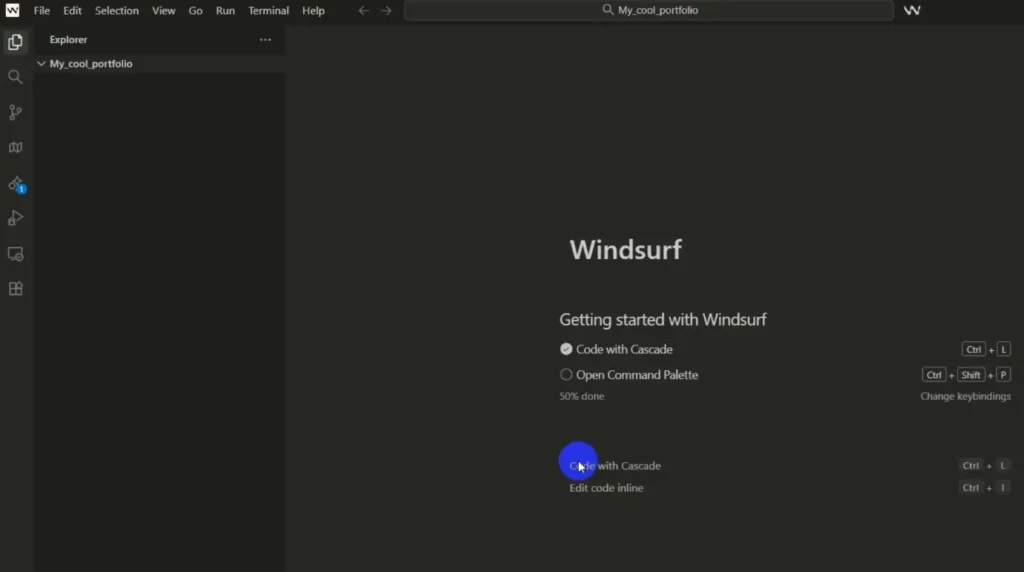 vibe coding - windusrf